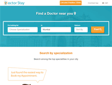 Tablet Screenshot of doctorstay.com